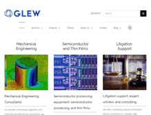 Tablet Screenshot of glewengineering.com